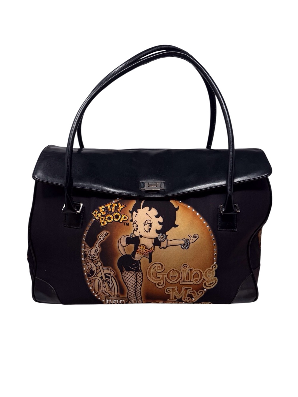 Vintage Betty Boop Going My Way?  Large Travel Tote/ Purse